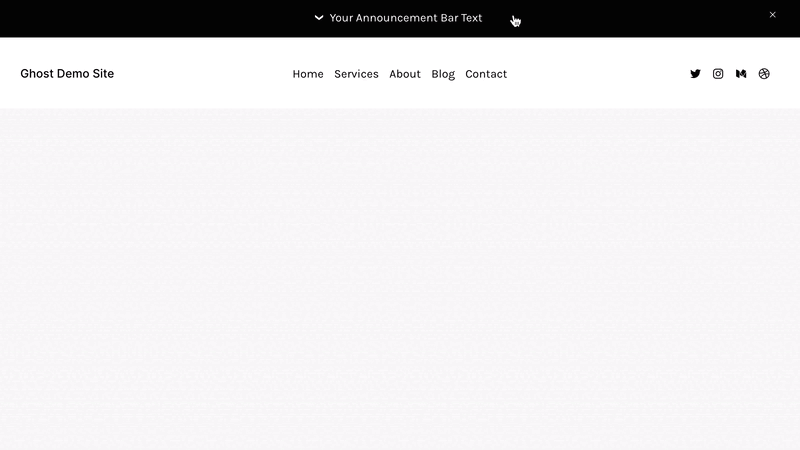 Show Me More Announcement Bar thumbnail