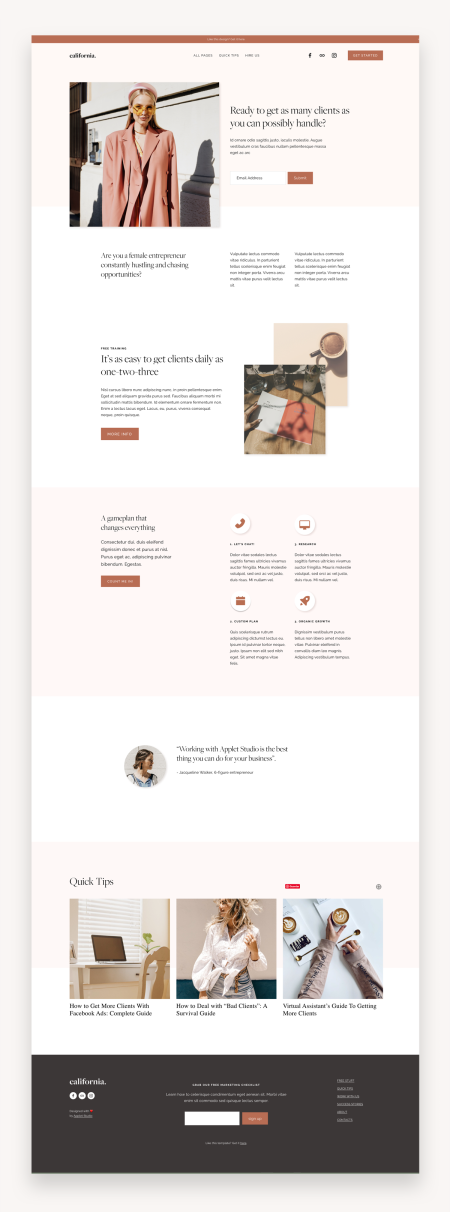 Lit and Fit Blog Template thumbnail