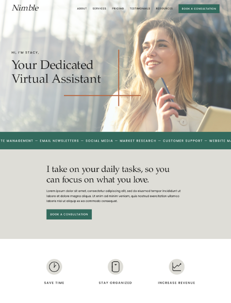 Serenity – Squarespace 7.1