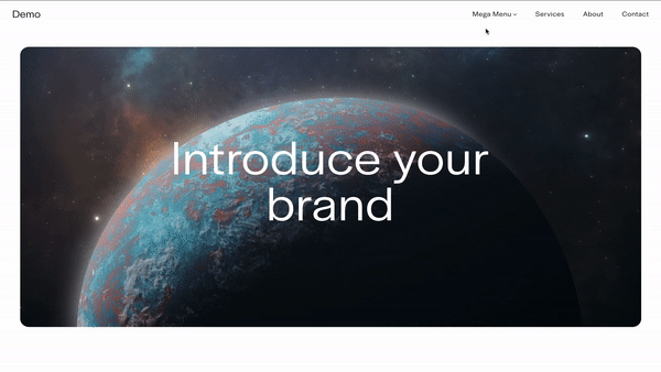 Squarespace Plugin Mega Menu