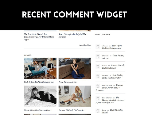 Recent Comments Widget